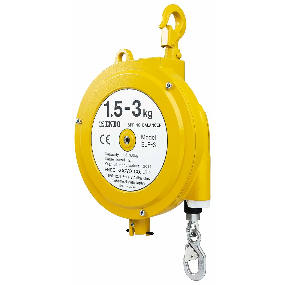 ENDO pružinový balancér s dlouhým zdvihem (ELF-3) 1,5–3 kg