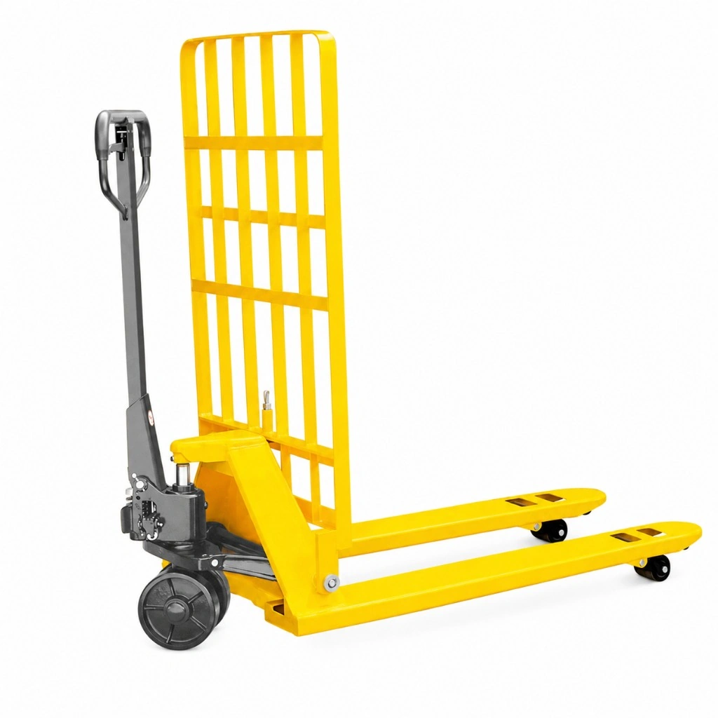 Ruční paletový vozík s opěrnou mříží (RPV2500O) 2500 kg