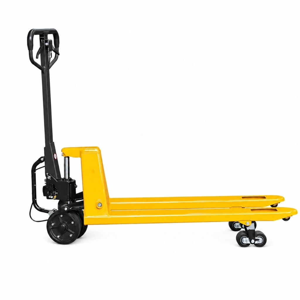 Paletový vozík s mechanickým pomocným pohonem (RPVM2500) 2500 kg