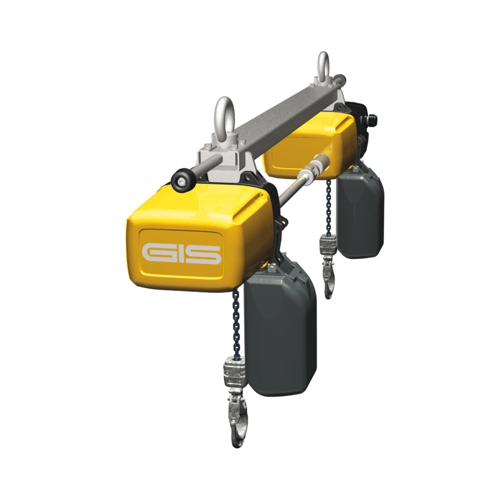 GIS GPS synchronizované elektrické řetězové kladkostroje pro dlouhá břemena 500–5000 kg