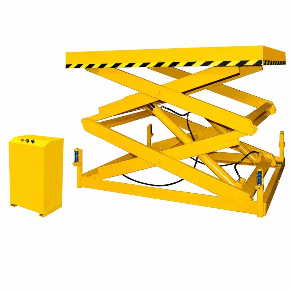 Průmyslový dvojitý nůžkový zvedací stůl 2000 kg