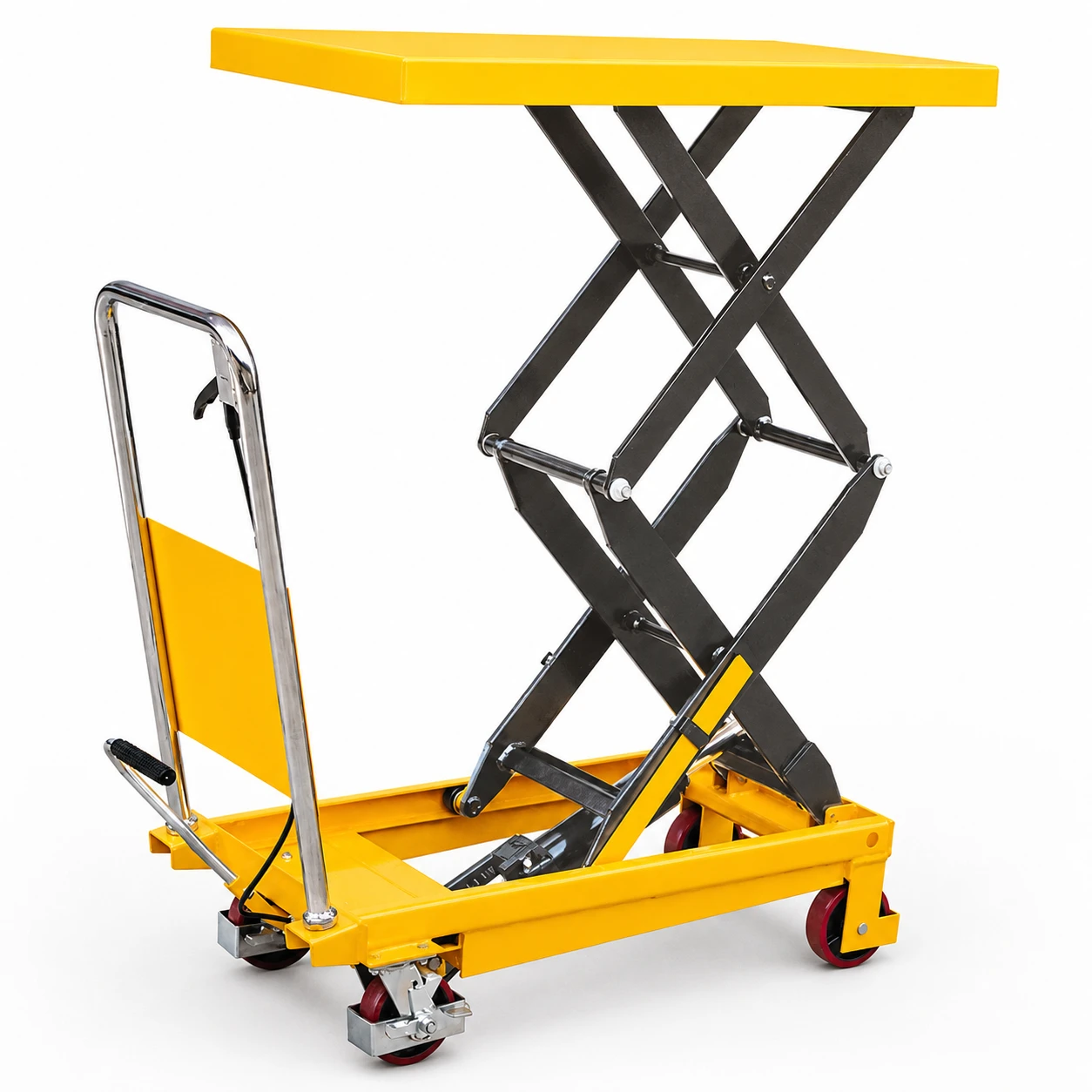 Pojízdný dvojitý nůžkový zvedací stůl (MPS350D) 350 kg, 1300 mm