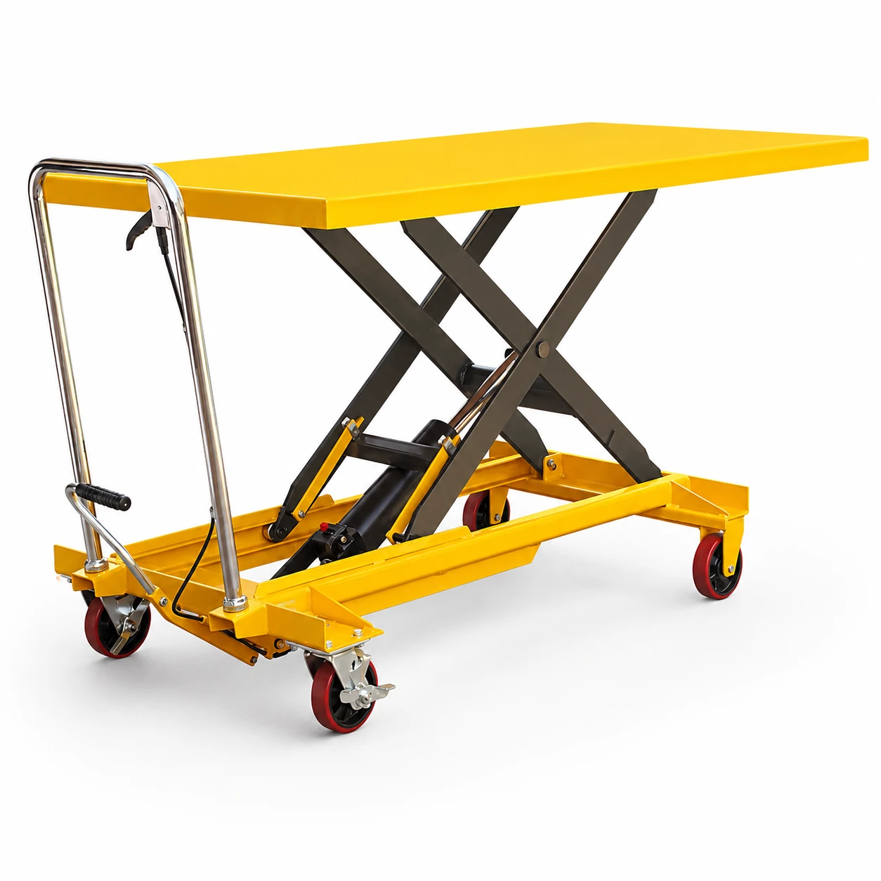 Pojízdný nůžkový zvedací stůl (MPS500T) 500 kg, 1600 × 800 mm