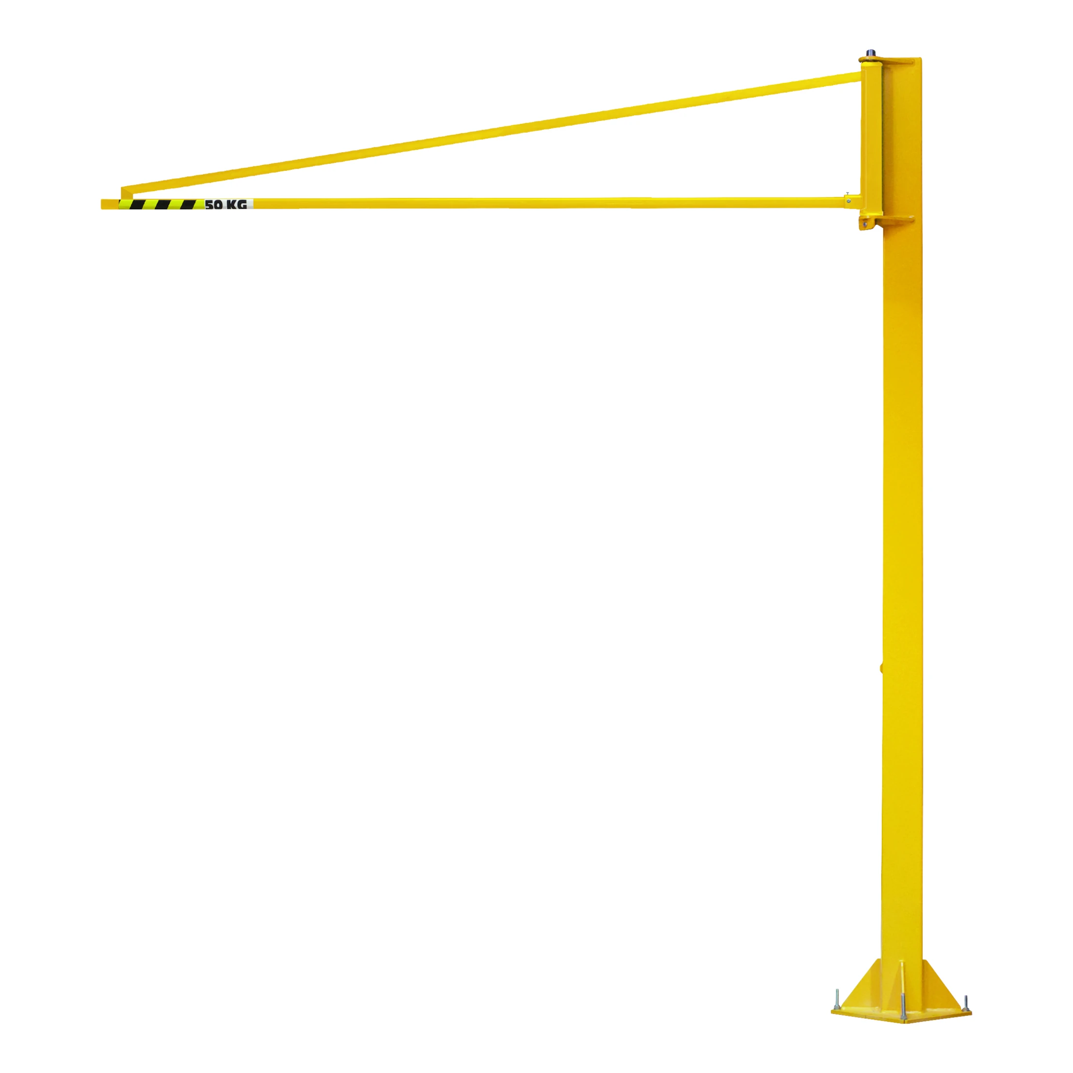 Lehký sloupový otočný jeřáb s držákem nářadí (LSDS), 270°, 50–100 kg