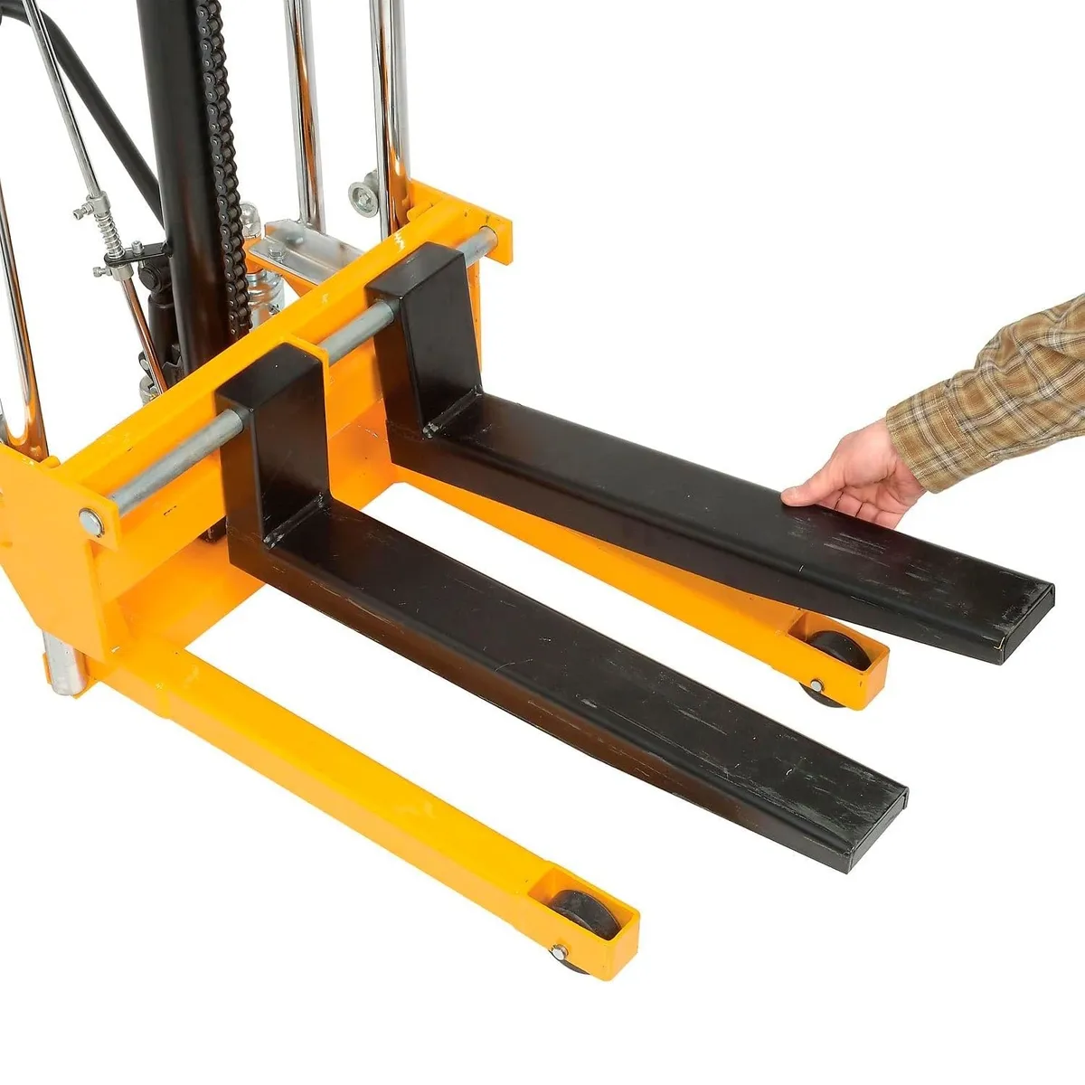 Ruční vysokozdvižný vozík RDV400 s plošinou 650 × 580 mm