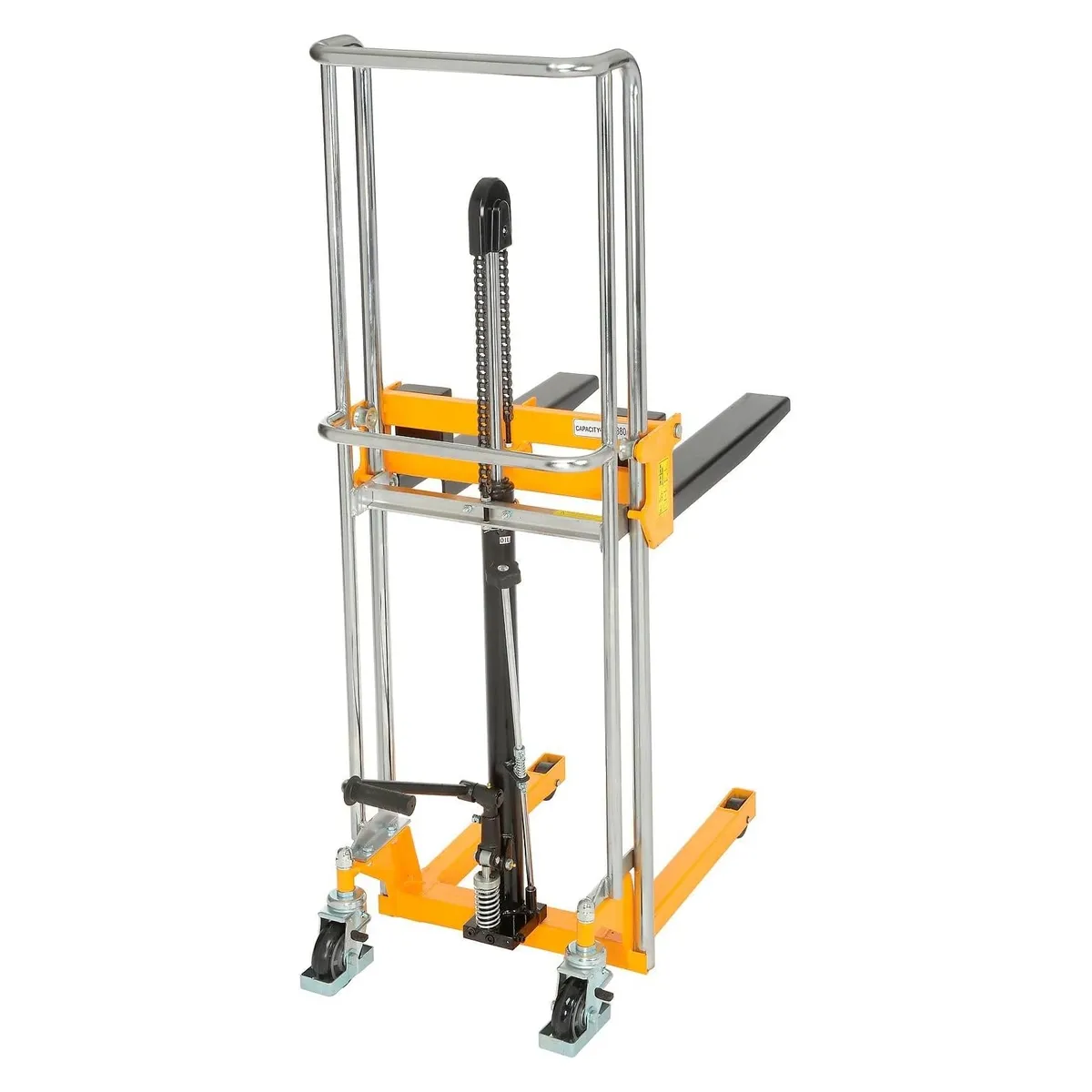 Ruční vysokozdvižný vozík RDV400, nosnost 400 kg, zdvih 1700 mm – pohled 3