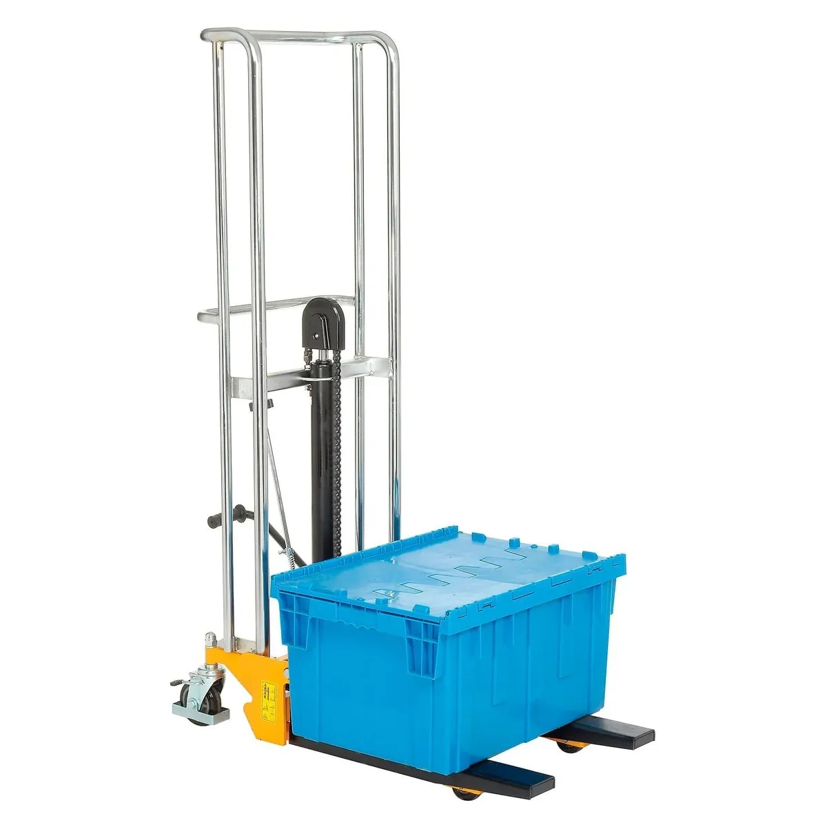 Ruční vysokozdvižný vozík RDV400, nosnost 400 kg, zdvih 1700 mm – pohled 4