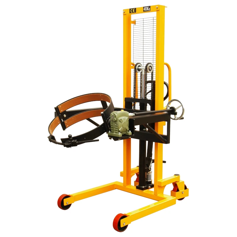 Ruční vysokozdvižný vozík pro zdvihání a naklápění sudů (RVB40B) 400 kg 1350 mm