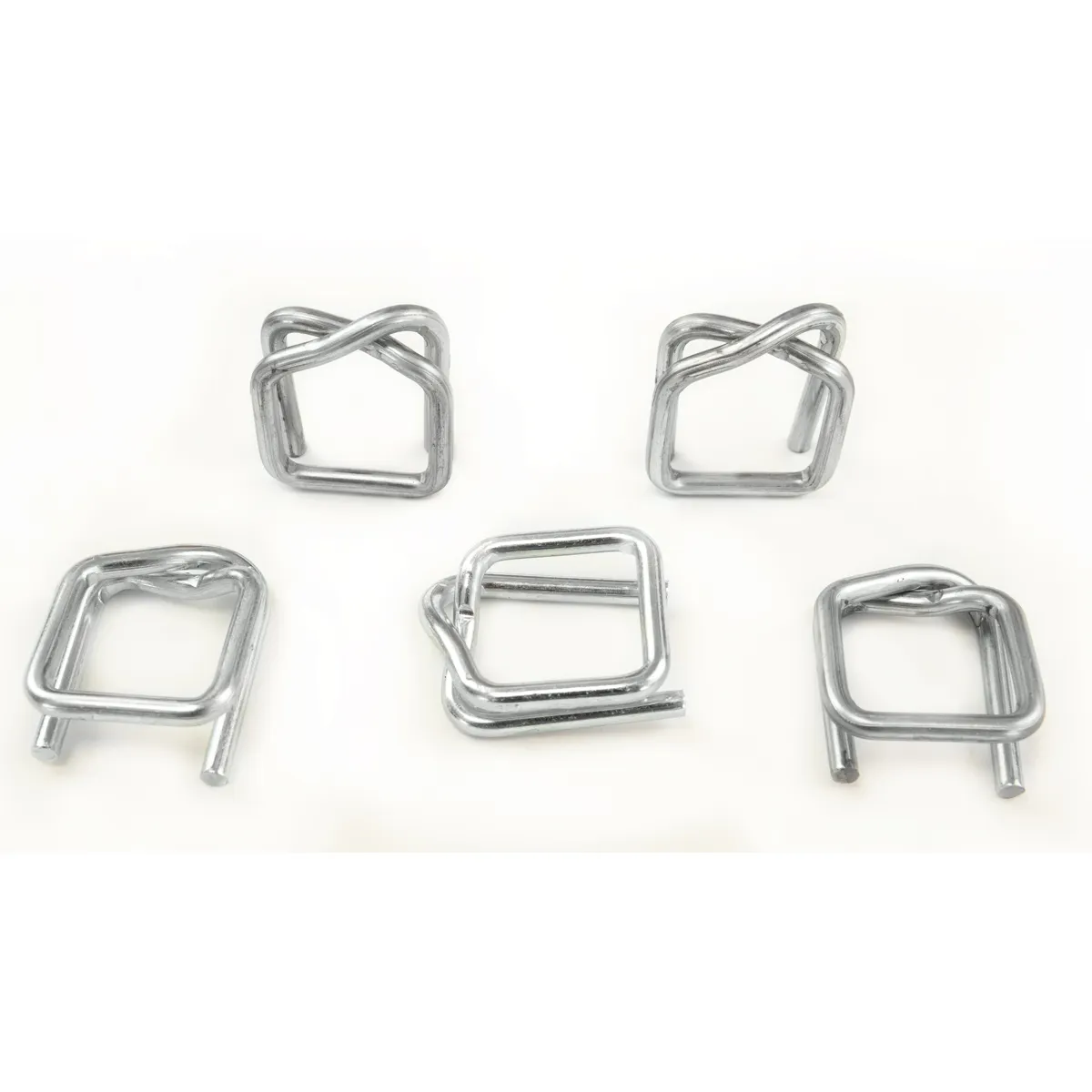 Pozinkované spony pro polyesterovou vázací pásku (BUCKLES-19G) 19 mm