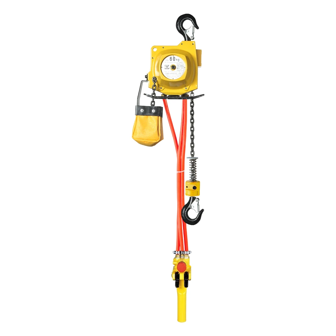 ENDO ATEX pneumatický řetězový kladkostroj (řada AT) 60/125 kg