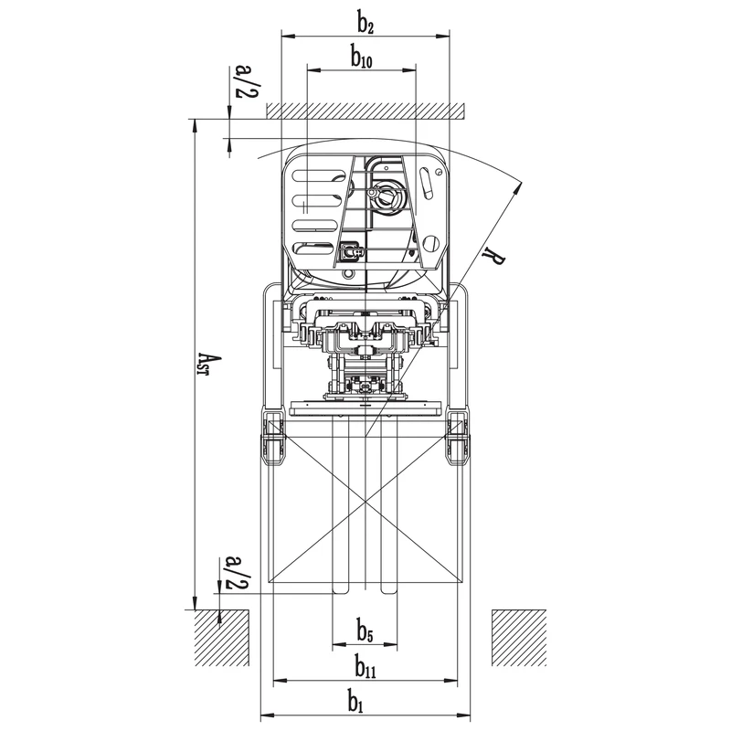 Elektrický retrak REV15DS/REV18DS, nosnost až 1 800 kg – pohled 10