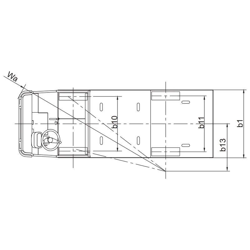 Ergonomické stanoviště elektrického plošinového vozíku VEV20/VEV25/VEV30