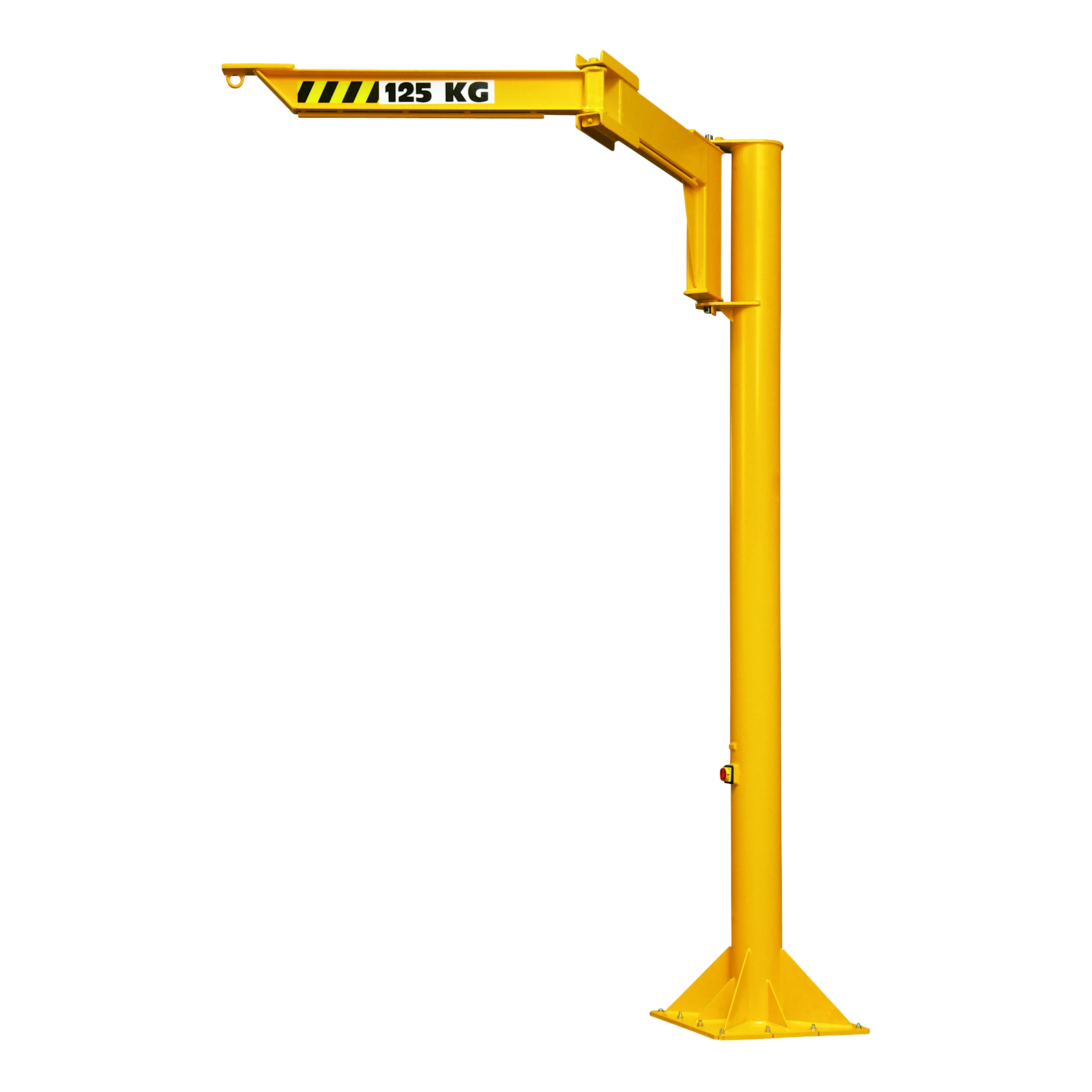 Kloubový sloupový otočný jeřáb (ZSD) 125–500 kg, 2–5 m