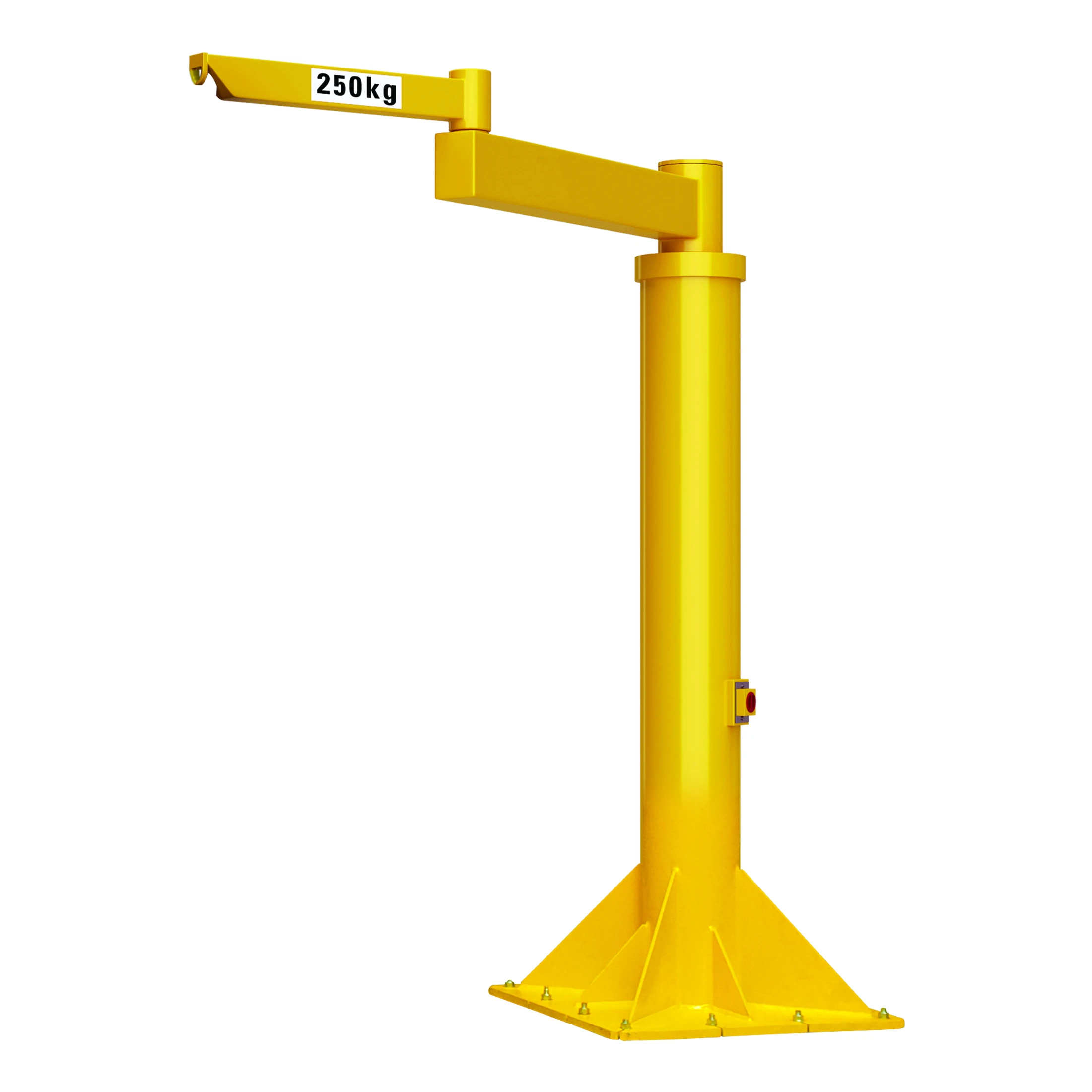 Kloubový sloupový otočný jeřáb, samonosný (ZSD-S), 50–1000 kg, 2–5 m